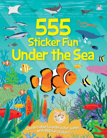 Carti cu stickere - 555 Sticker Fun: Under the Sea