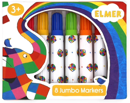 9 ANI+ - 8 JUMBO MARKERS elmer