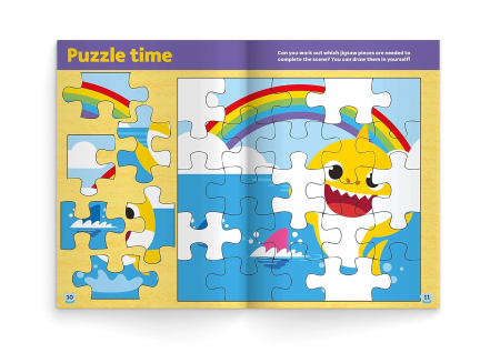 Baby Shark Puffy Sticker Book [1]