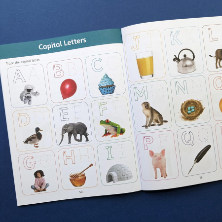 Caiet de lucru scriere WORK BOOK - RECEPTION - PEN CONTROL AND HANDWRITING [2]