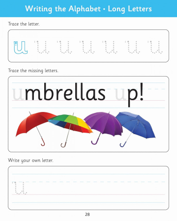 Caiet de lucru scriere WORK BOOK - RECEPTION - PEN CONTROL AND HANDWRITING [4]