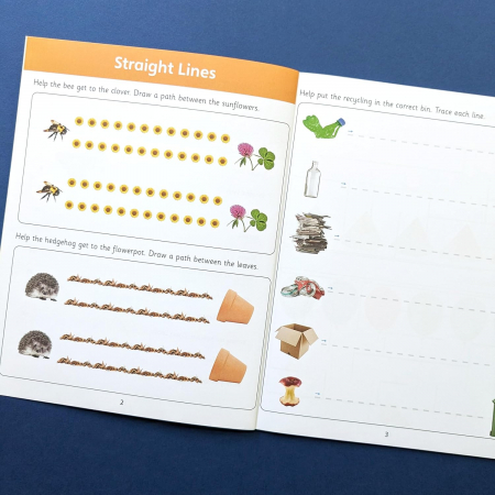 Caiet de lucru scriere WORK BOOK - RECEPTION - PEN CONTROL AND HANDWRITING [3]