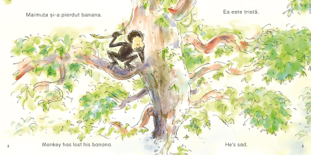 Carte bilingva I Want My Banana! Romanian-English [1]