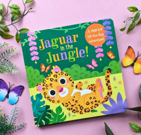 Toate Produsele - Carte cartonata cu clapete Jaguar in the Jungle