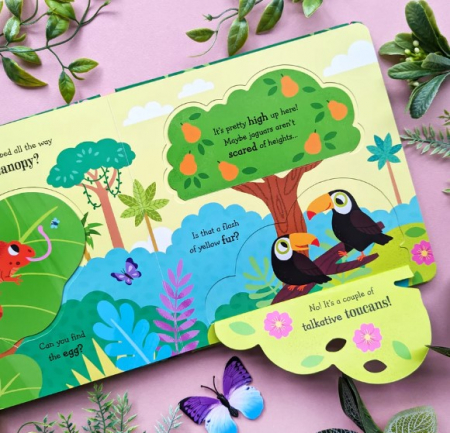 Carte cartonata cu clapete Jaguar in the Jungle [2]