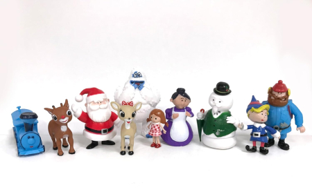 Carte cu 10 personaje Rudolph the Red-Nosed Reindeer My Busy Book [1]