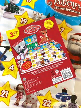 Carte cu 10 personaje Rudolph the Red-Nosed Reindeer My Busy Book [5]