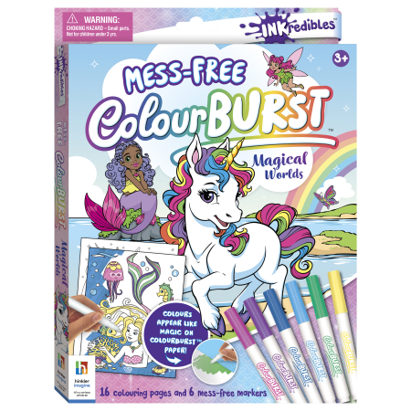 Toate Produsele - Inkredibles Colour Burst Magical Worldsage: 3-6by Hinkler Pty Ltd