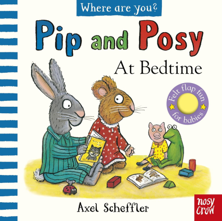 carti senzoriale - Carte cu clapete senzoriale Pip and Posy, Where Are You? At Bedtime (A Felt Flaps Book)