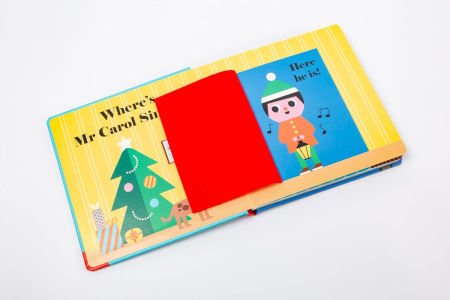 Carte cu clapete senzoriale Where's Mrs Reindeer? (Felt Flaps) [2]