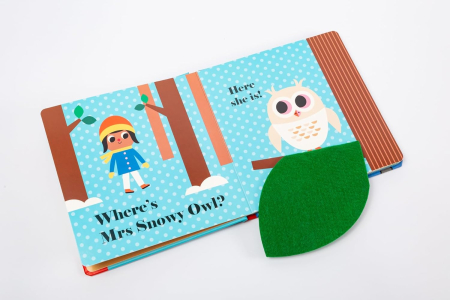 Carte cu clapete senzoriale Where's Mrs Reindeer? (Felt Flaps) [3]