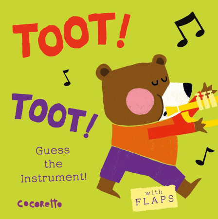MEGA SALES!!STOC LIMITAT - Carte cu clapete Toot! Toot!: Guess the Instrument! (What's That Noise?)