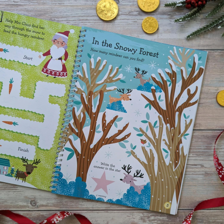 Carte cu cristale Mos Craciun Gem Sticker Activity Book - Santa [5]