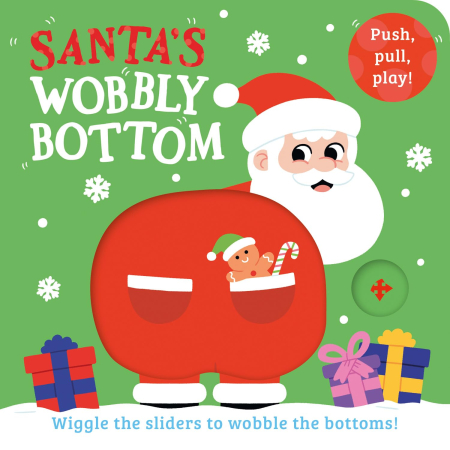 Craciun /Iarna - Carte cu glisor Santa’s Wobbly Bottom