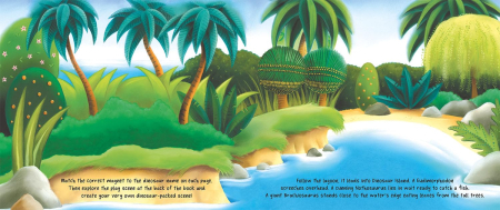 Carte cu magneti Magnetic Dinosaur Island (Magnetic Play & Learn) [1]