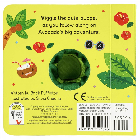 Carte cu marioneta pentru deget Micul Avocado [2]