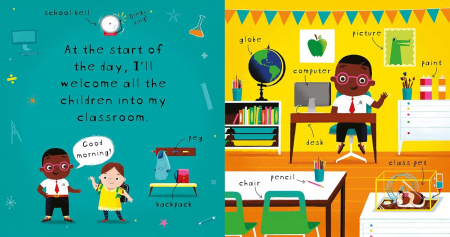 Carte cu pagini cartonate I want to be a teacher [2]