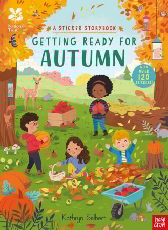 Carti cu stickere - National Trust: Getting Ready For Autumn, A Sticker Storybook