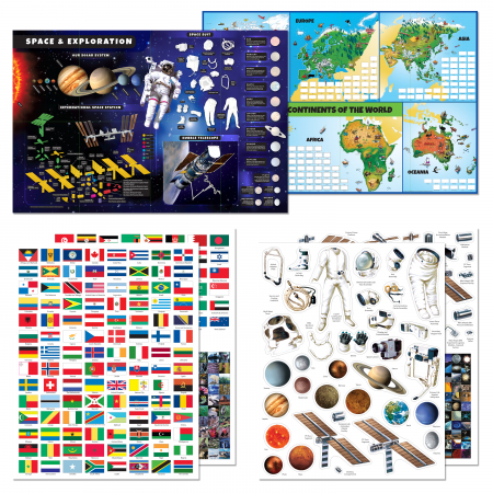 Incredible Sticker Atlas: World and Spaceby Hinkler Pty Ltd ISBN 9781488953118 [3]