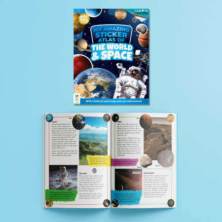 Incredible Sticker Atlas: World and Spaceby Hinkler Pty Ltd ISBN 9781488953118 [2]