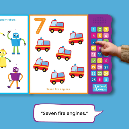 Carte cu sunete 27-Button Sound Book Let's Learn 123s [1]