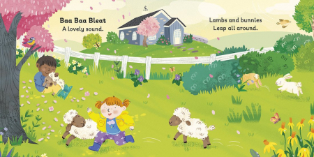 Carte cu sunete Primavara Seasons and Sounds Listen to Spring [2]