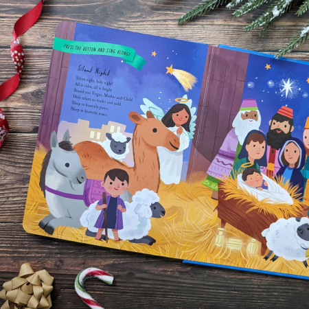 Carte cu sunete Sing-Along Nativity Christmas Sound Book [2]