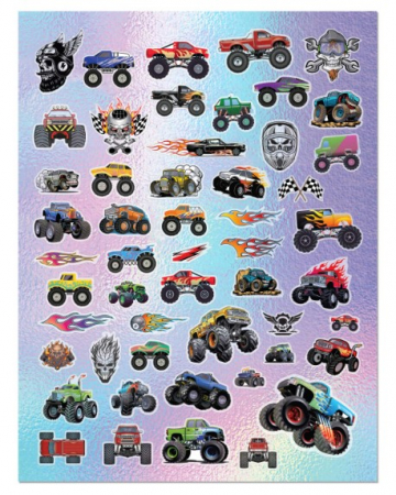 Carte de colorat cu stickere Monster machines [2]