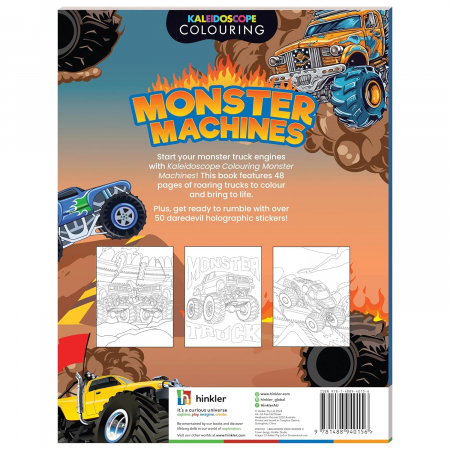 Carte de colorat cu stickere Monster machines [1]