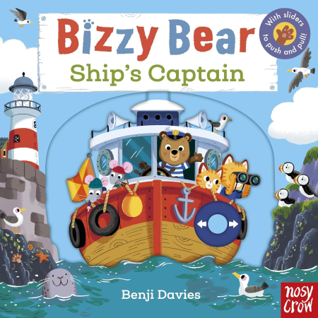 Carte interactiva cu glisor Bizzy Bear: Ship’s Captain