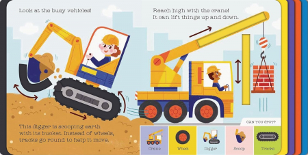 Carte senzoriala Touch and learn Things that go [3]