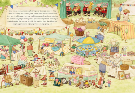 Cat Family Four Seasons: A Lift-the-Flap Book (with over 140 flaps) (The Cat Family) [3]