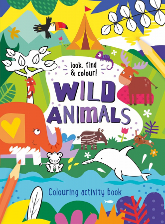 2-5 ANI - Cauta,gaseste si coloreaza Look, Find and Colour Activity Book - Wild Animals