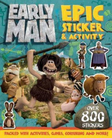 Carti cu stickere - Early man epic sticker and activity