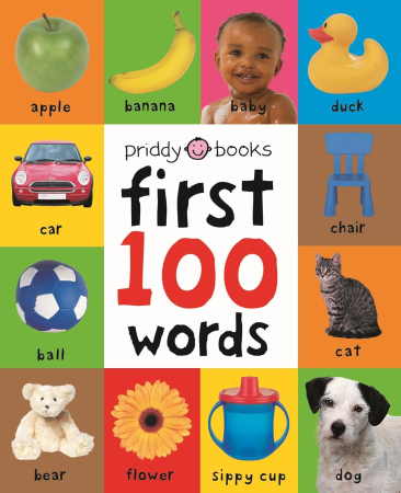 0-2 ANI - First 100 Words: A padded board book