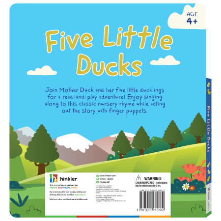Five Little Ducks Finger Puppet Book [4]