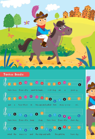 Itsy Bity Spider – Colour-Coded Nursery Rhyme Piano Book [2]