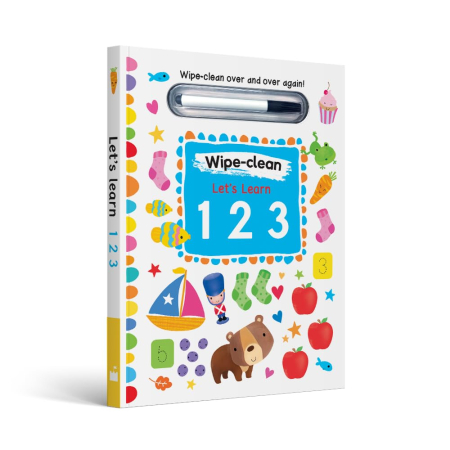 MEGA SALES!!STOC LIMITAT - Let's Learn 123 - Wipe Clean