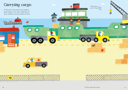 Little First Stickers Diggers and Cranes [2]