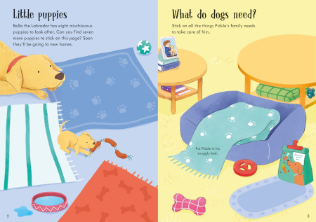 Little First Stickers Dogs and Puppies [1]