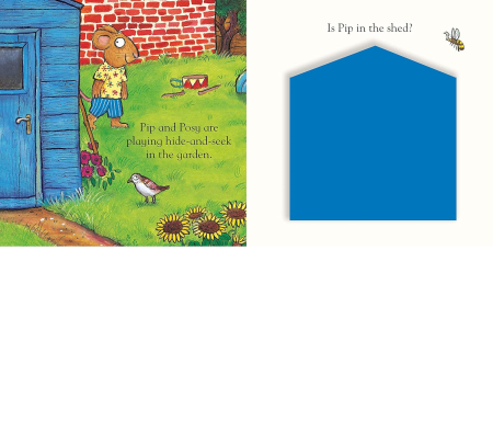 Pip and Posy: Where Are You? In the Garden (A Felt Flaps Book)   Axel Scheffler  [1]