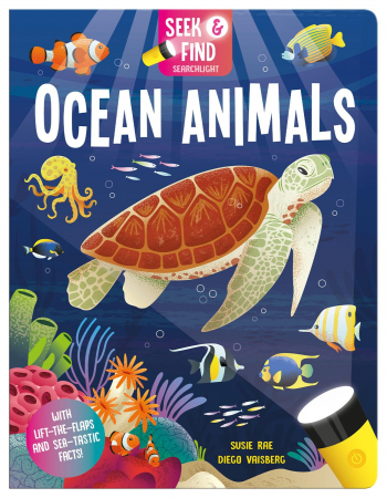 Carti cu activitati si de colorat - Seek and Find Ocean Animals (Seek and Find - Searchlight Books)