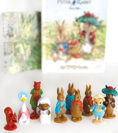 Set carte cu figurine busy board book Peter Rabbit [3]