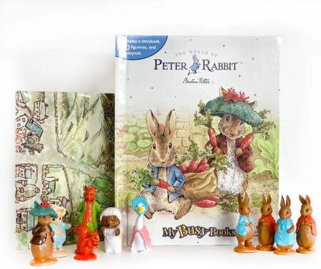 Set carte cu figurine busy board book Peter Rabbit [2]