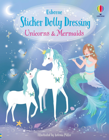 Toate Produsele - Sticker Dolly Dressing Unicorns and Mermaids