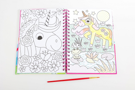 Water Painting Fun: Unicorns carte de pictura cu apa [1]