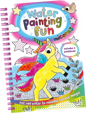 Carti de pictura cu apa - Water Painting Fun: Unicorns carte de pictura cu apa