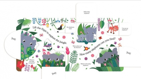 What Do Animals Do All Day?: Elephant: Lift the Flap Board Book [4]