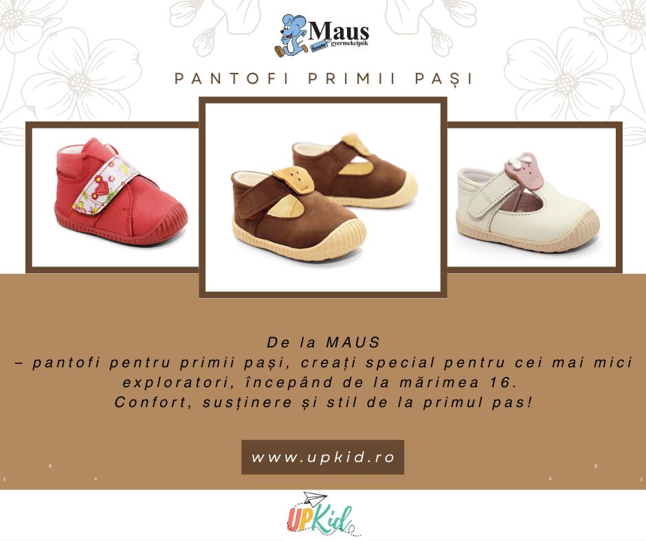 Pantofi ortopedici cu talpă ușoară: Ideali pentru primii pași ai copilului