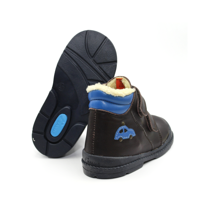 Pantofi supinați, căptușite, pentru băieți, model cu mașinuță [4]